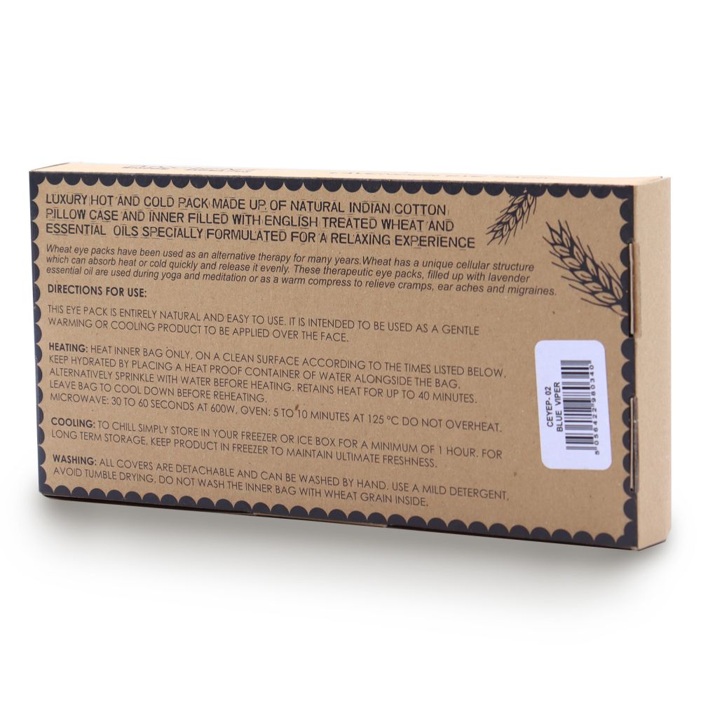 lawendowa poduszka na oczy - niebieska zmija1 lawendowa poduszka na oczy - niebieska zmija