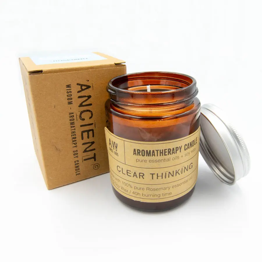 Aromaterapeutyczna świeczka sojowa Jasne myśli