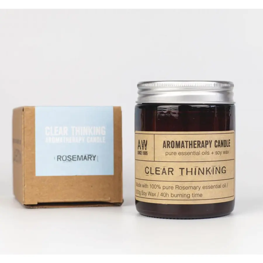 Aromaterapeutyczna świeczka sojowa Jasne myśli
