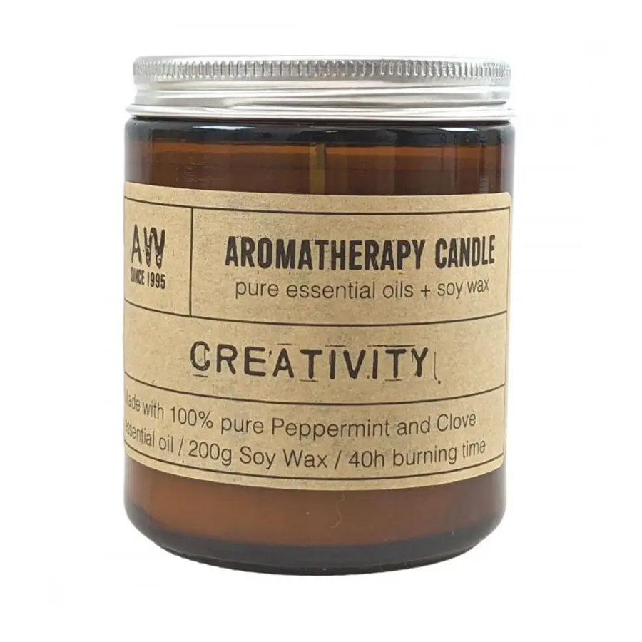 Aromaterapeutyczna świeczka sojowa Kreatywność (4) Aromaterapeutyczna świeczka sojowa Kreatywność