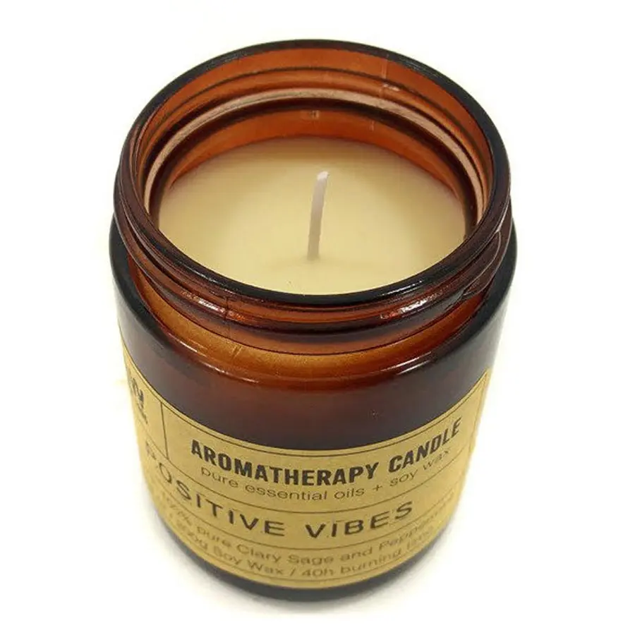 Aromaterapeutyczna świeczka sojowa Pozytywne wibracje