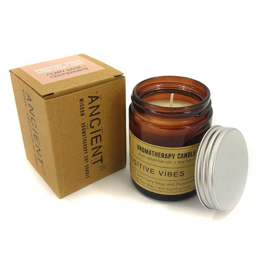Aromaterapeutyczna świeczka sojowa Pozytywne wibracje