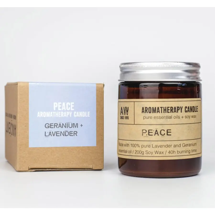 Aromaterapeutyczna świeczka sojowa Spokój