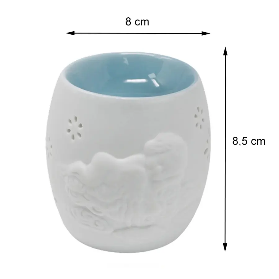 Białe kominki zapachowe Aniołki