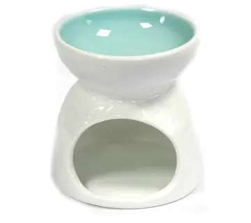 Biały kominek zapachowy Kwiaty