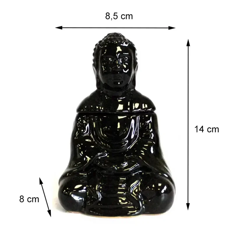 Kominek zapachowy Budda Czarny