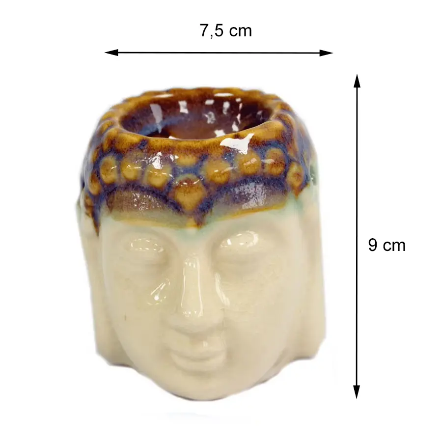Kominek zapachowy Budda Kość słoniowa Kominek zapachowy Budda - Kość słoniowa