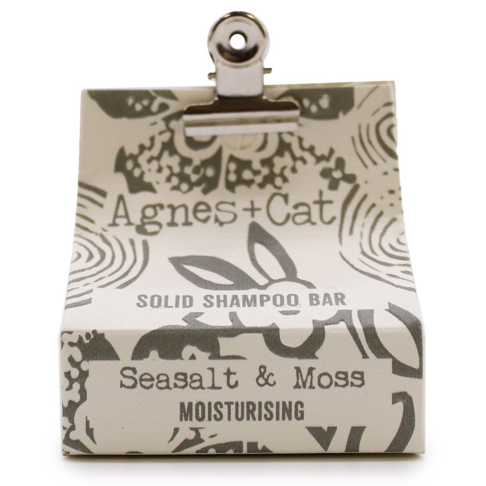 Szampon w kostce - Sól morska i mech 1 Szampon w kostce - Sól morska i mech