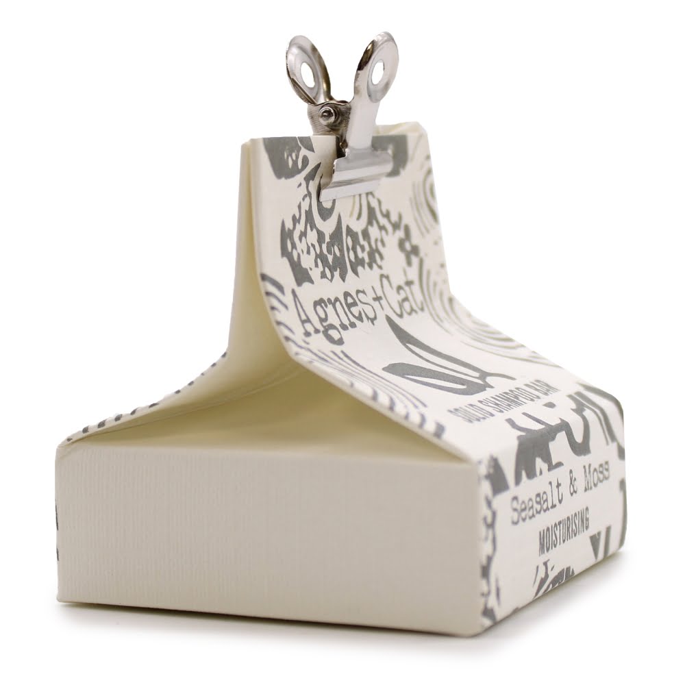 Szampon w kostce - Sól morska i mech 2 Szampon w kostce - Sól morska i mech