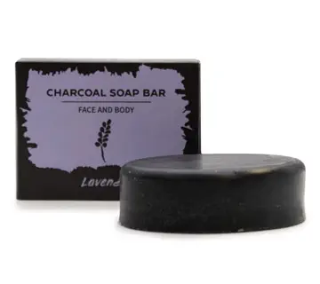 Mydło węglowe Lawenda