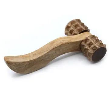 Drewniany masażer - Dwie rolki Drewniany masażer Dwie rolki