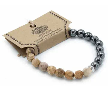 Bransoletka z fasetowanych kamieni - Bliskość Bransoletka z fasetowanych kamieni Bliskość