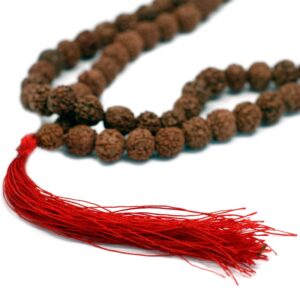 Naszyjnik Rudraksha - Brązowy 