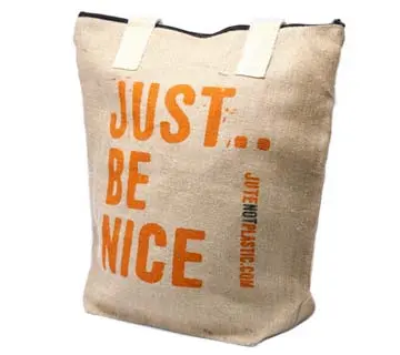Ekologiczna torba z juty Be Nice 2