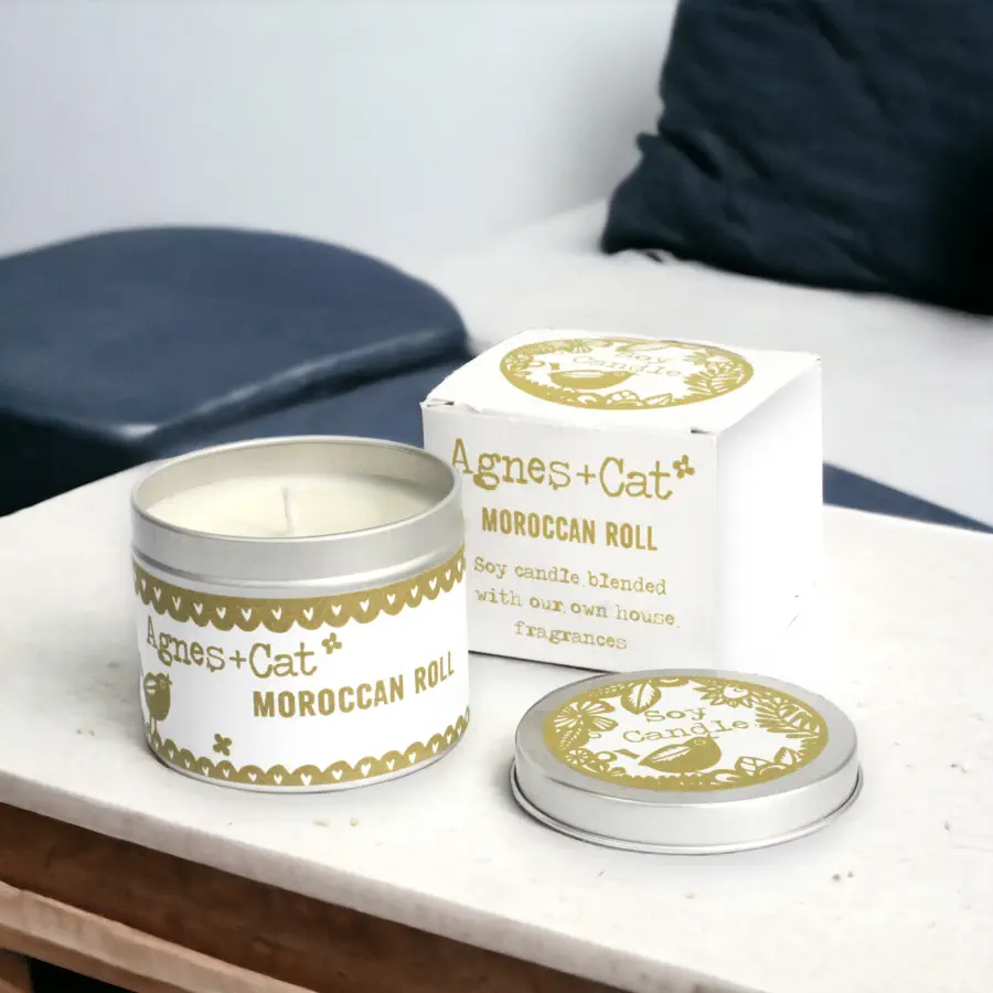 Świeca w puszce Moroccan Roll (2) Świeca w puszce Moroccan Roll