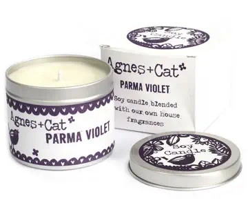 Świeca w puszce Świeca w puszce Parma Violet