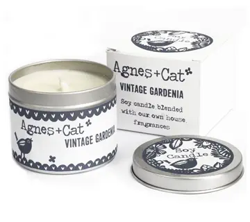 Świeca w puszce Vintage Gardenia