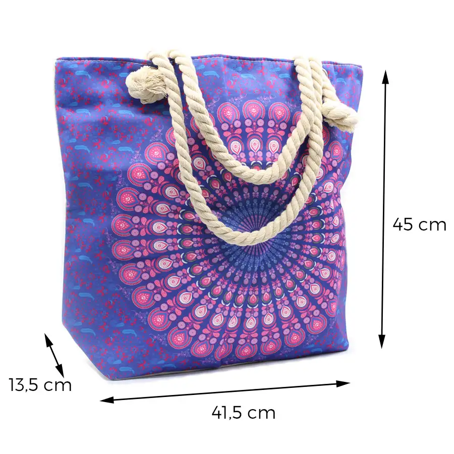 Torba Mandala Purple Blue