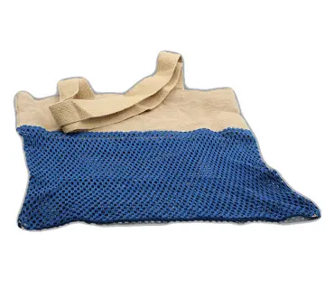 Torba-Siatka z bawełny i juty - Denim