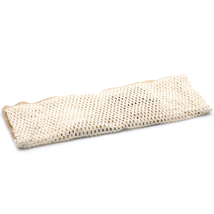 Torba-Siatka z bawełny i juty - Naturalna