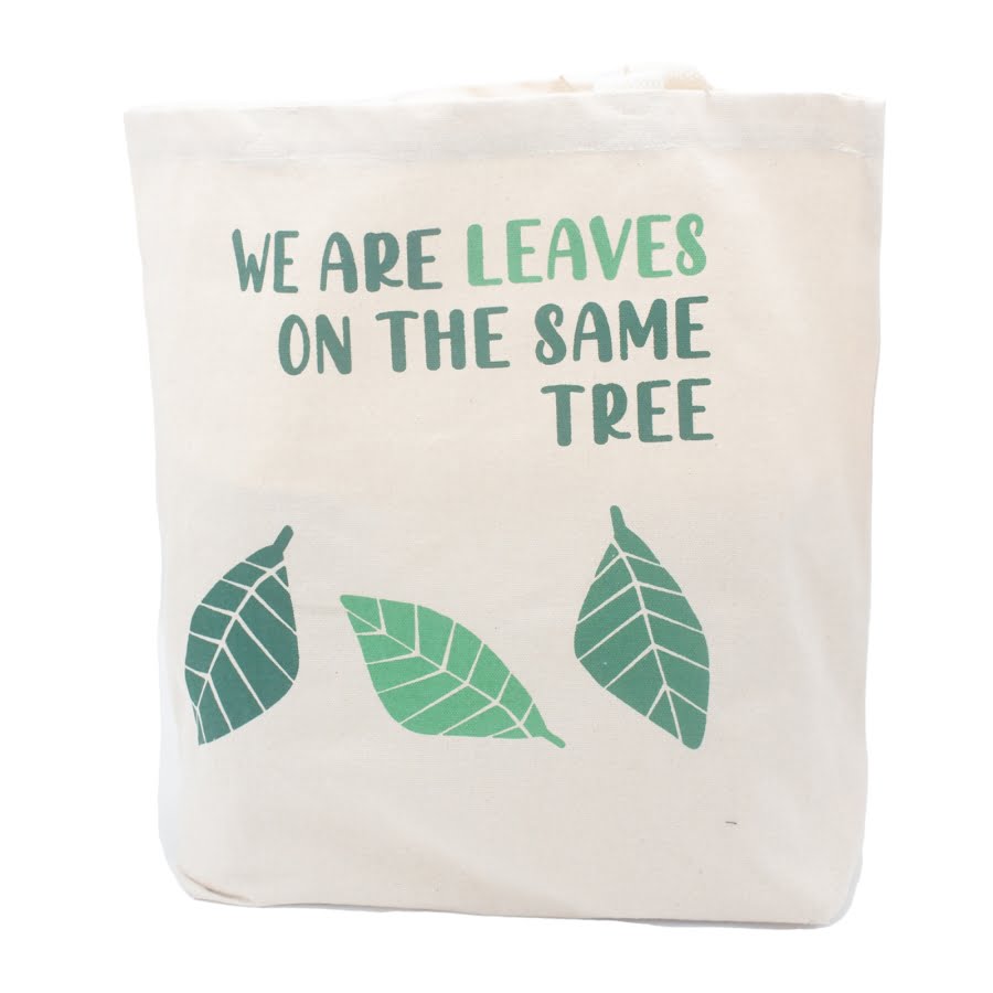 Torba bawełniana - Natural Leaves 38 x 45 cm