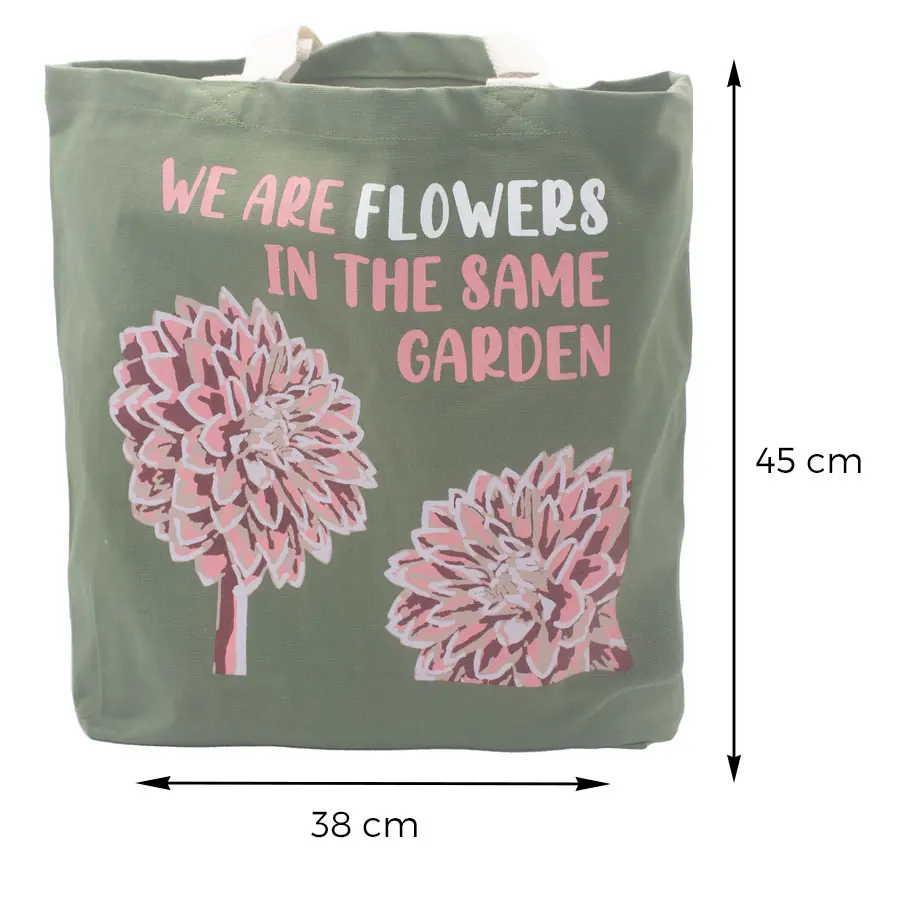 Torba bawełniana - Oliwkowa 1 Torba bawełniana - Oliwkowa