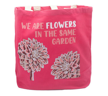 Torba bawełniana - Różowa