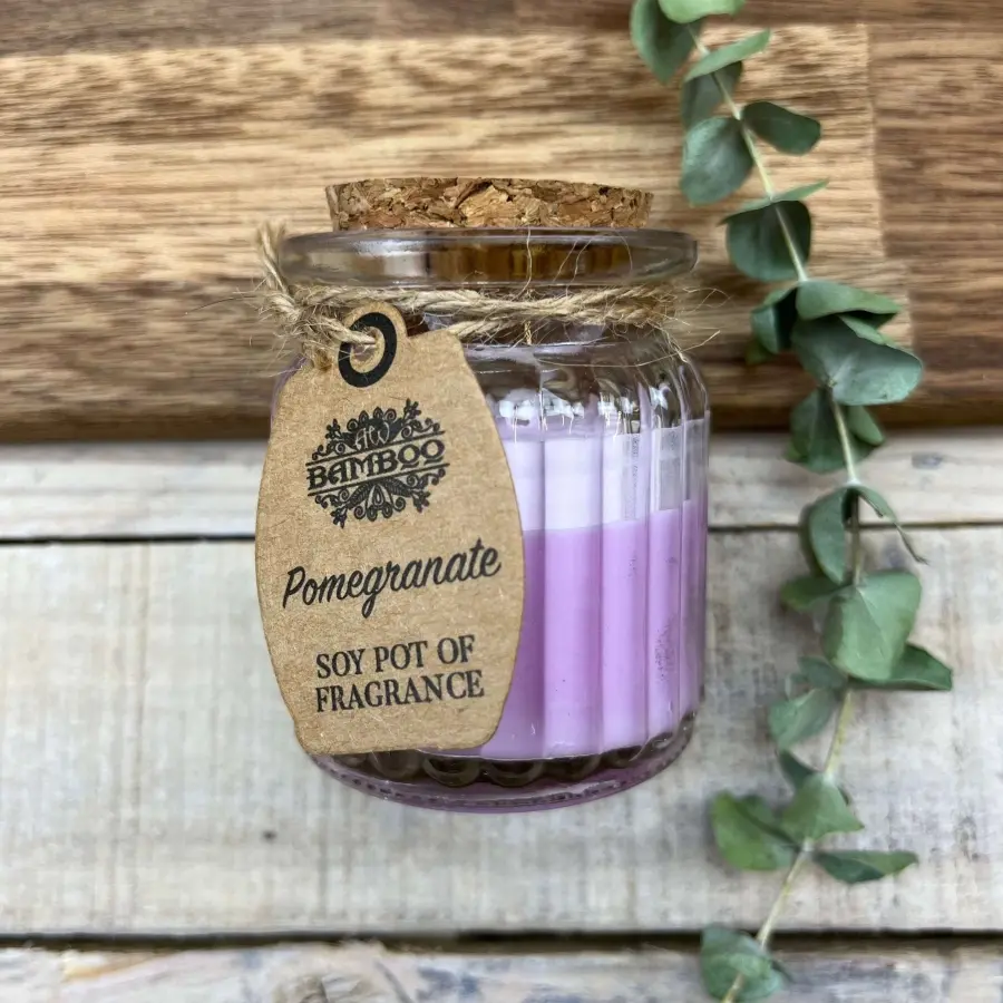 Zapachowa świeczka sojowa Granat