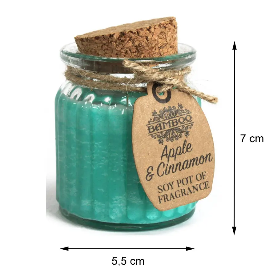 Zapachowa świeczka sojowa Jabłko i Cynamon 1 Zapachowa świeczka sojowa Jabłko i Cynamon