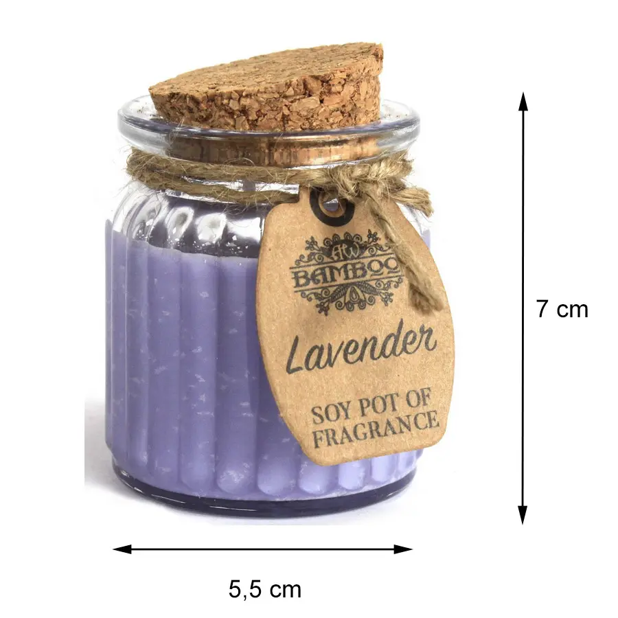 Zapachowa świeczka sojowa Lawenda
