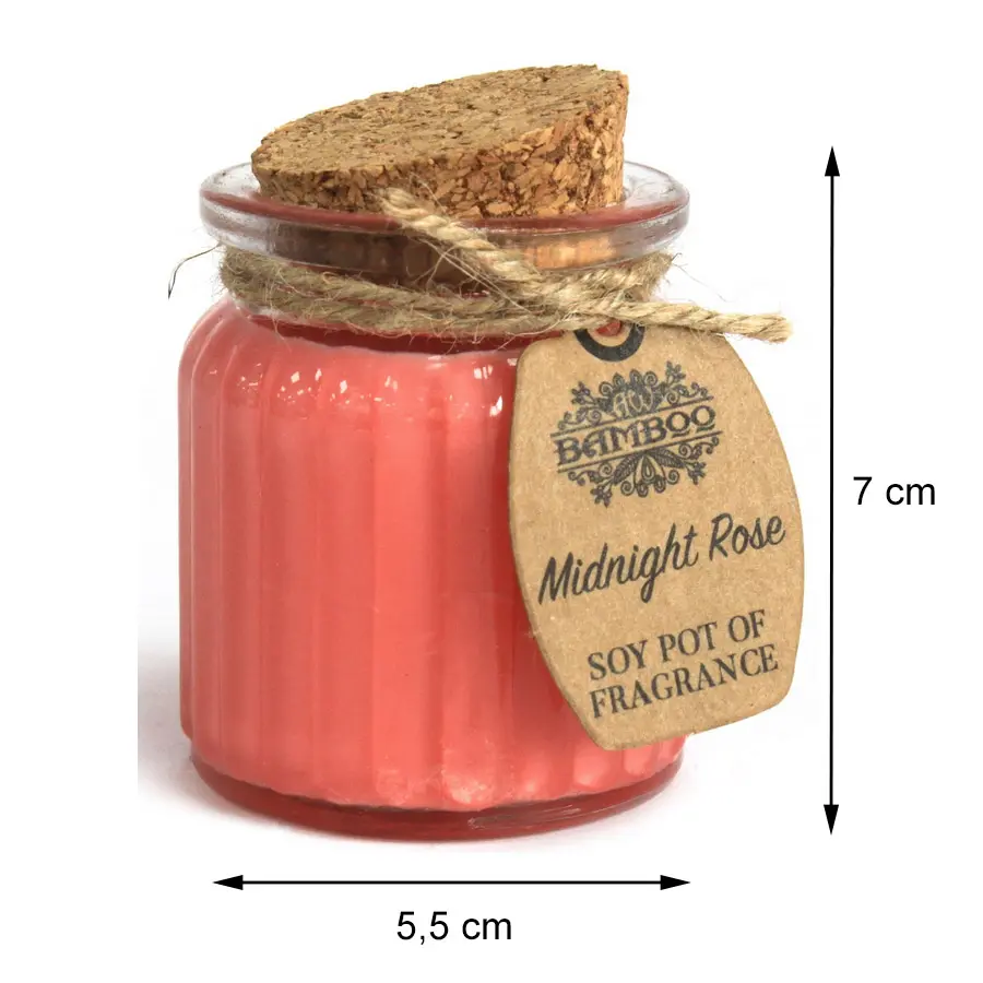 Zapachowa świeczka sojowa Róża