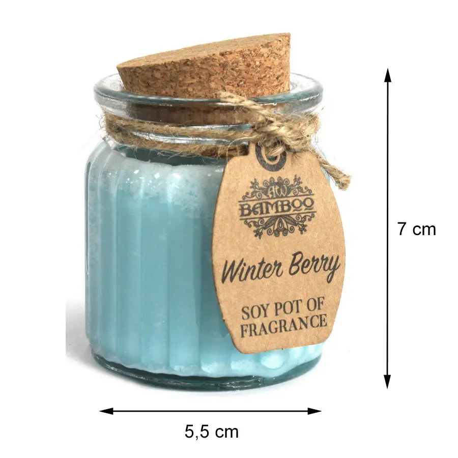 Zapachowa świeczka sojowa Zimowa Jagoda Zapachowa świeczka sojowa Zimowa Jagoda