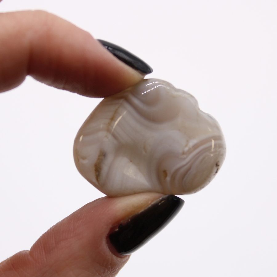 Kamień Afrykański Średni - Szary Agat 1 Kamień Afrykański Średni - Szary Agat