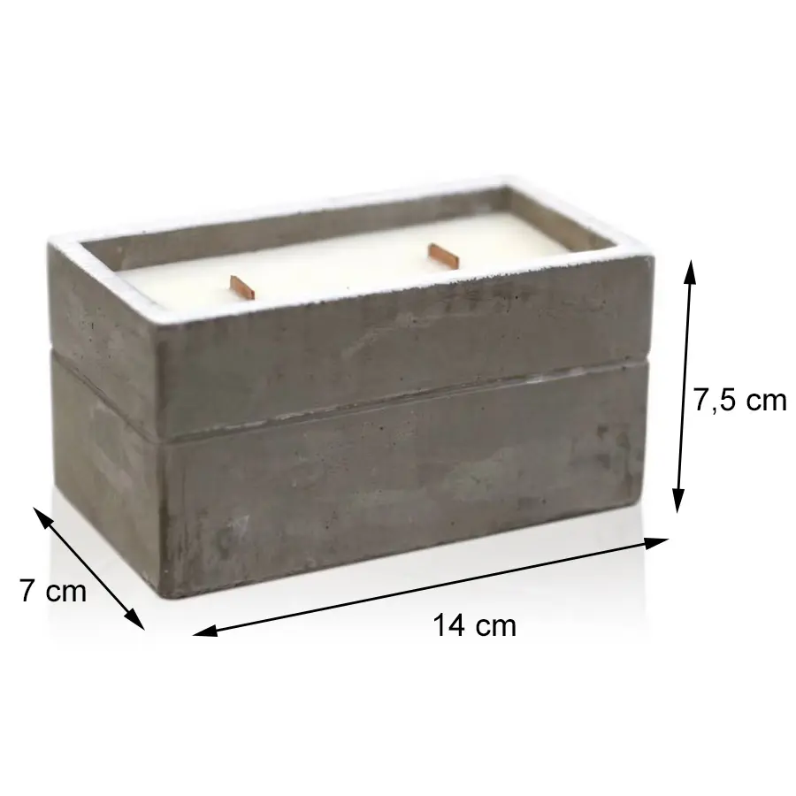 Świeczka w betonie Drzewo Sandałowe 1 Świeczka w betonie Drzewo Sandałowe