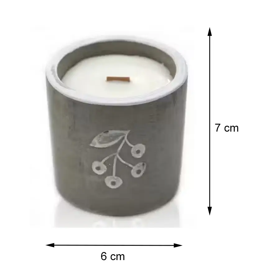 Świeczka w betonie Jałowiec