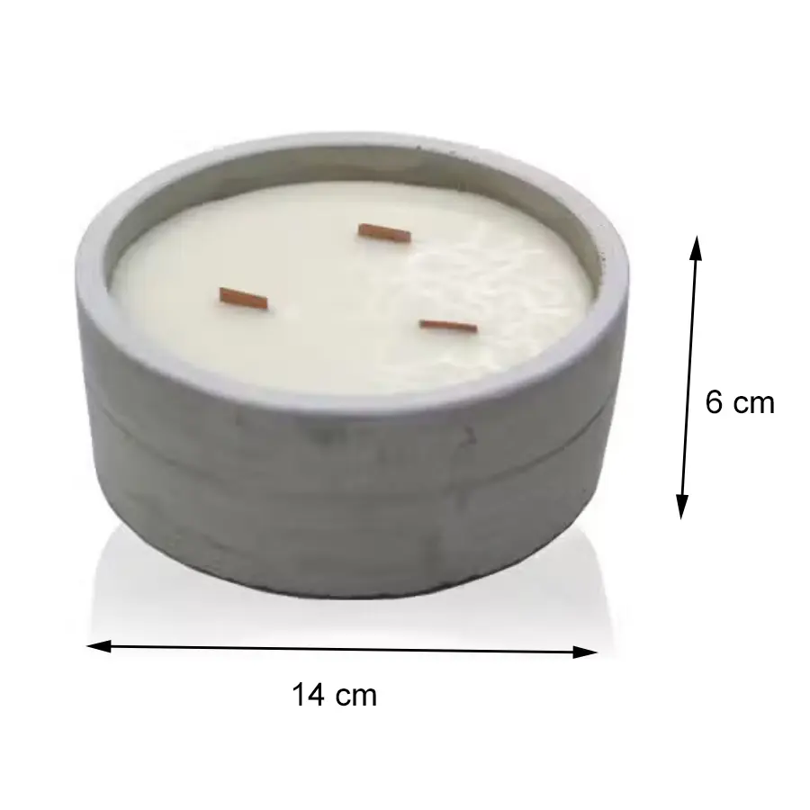 Świeczka w betonie Wanilia
