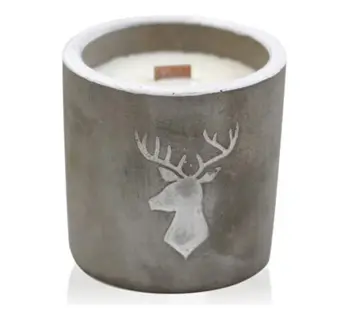 Świeczka w betonie Whiskey