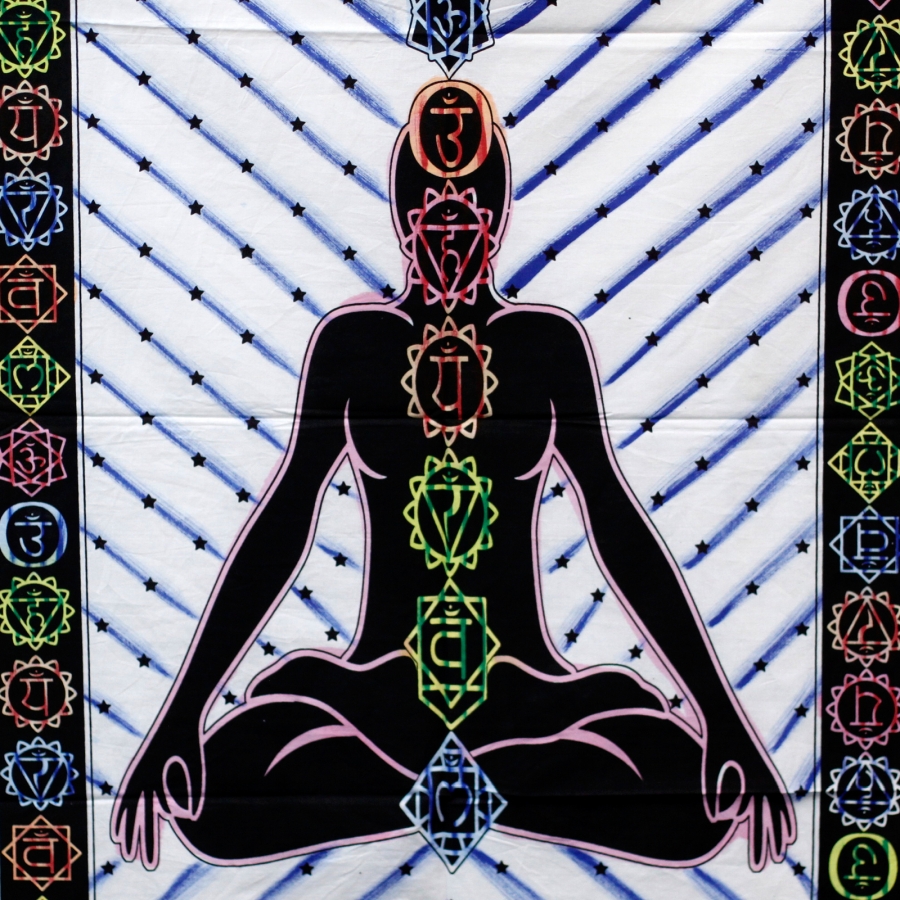 Bawełniane Tkaniny Ścienne - Chakra Buddha (5) Bawełniane Tkaniny Ścienne - Chakra Buddha