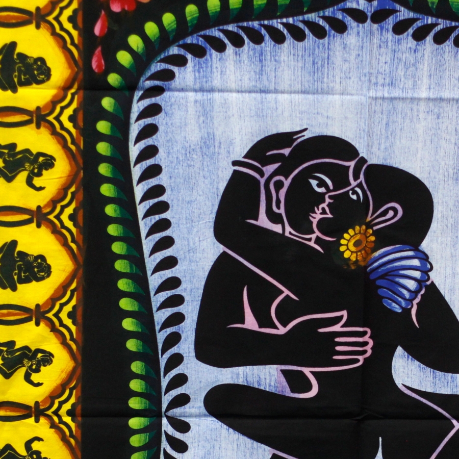 Bawełniane Tkaniny Ścienne - Kamasutra (3) Bawełniane Tkaniny Ścienne - Kamasutra