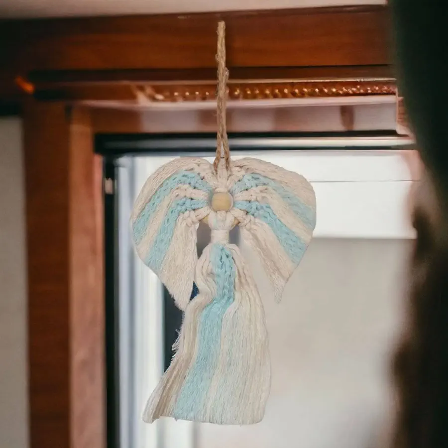 Aniołek Makrama Opiekun