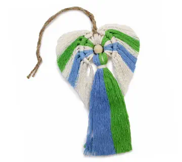 Aniołek Makrama Ziemia