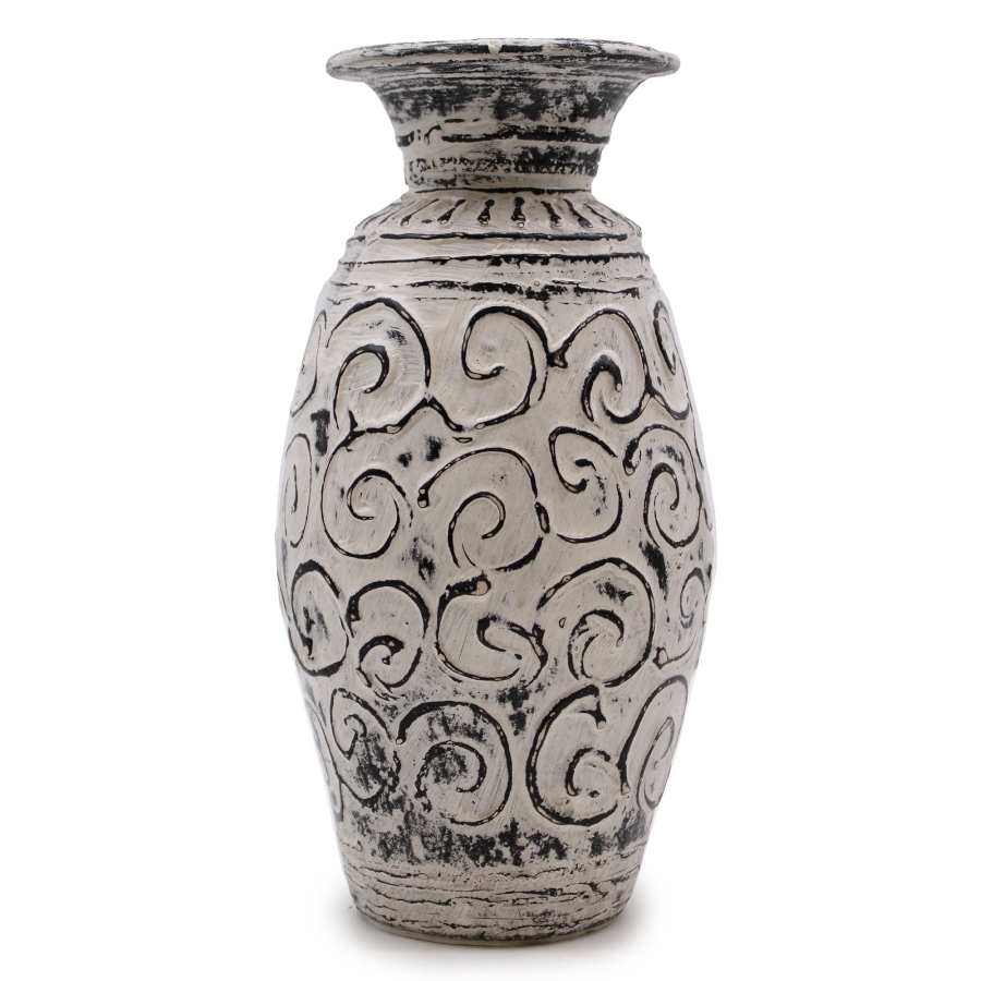 Ceramiczny Wazon - Kształt Zawijasów (2) Ceramiczny Wazon - Kształt Zawijasów