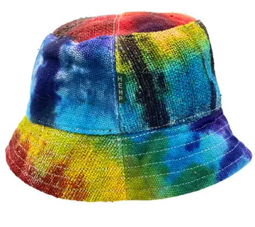 Kapelusz z konopi i bawełny - Bucket Hat Kapelusz z konopi i bawełny Bucket Hat Rainbow