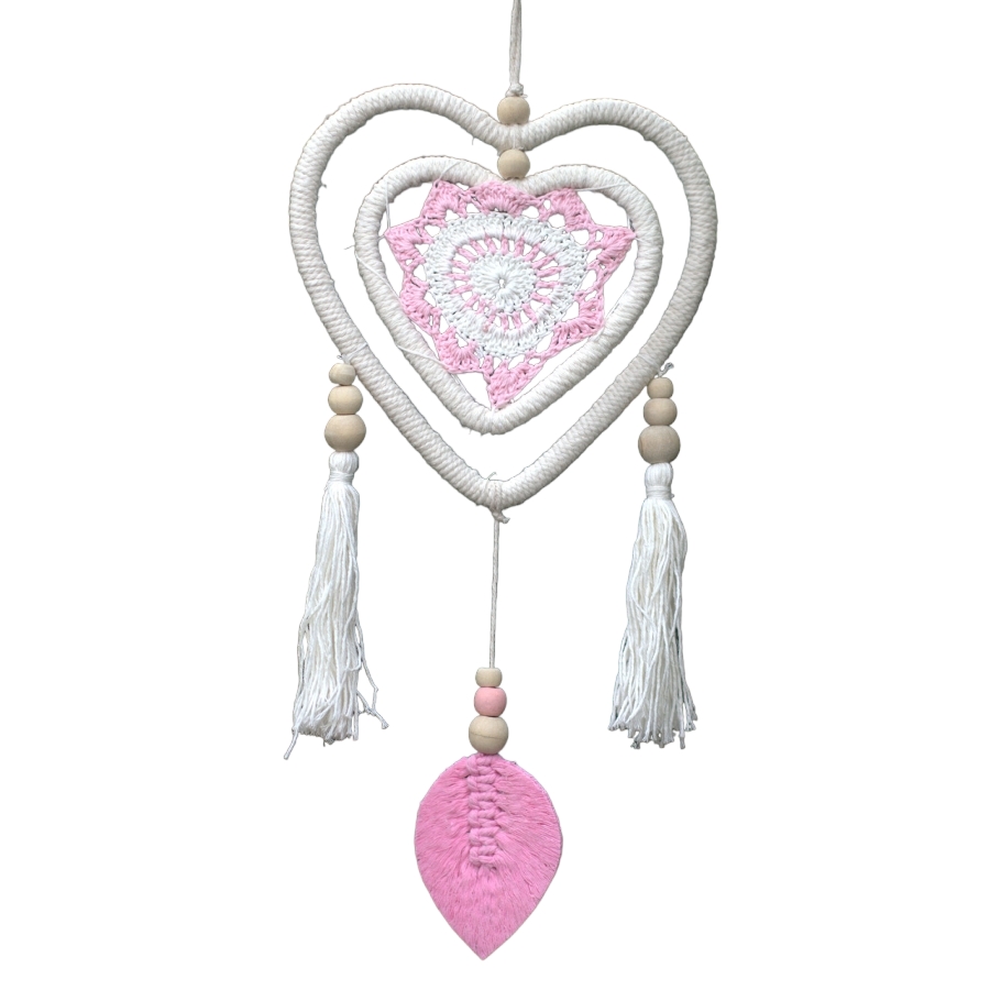 Łapacz Snów z Bali - Różowy (1) Łapacz Snów z Bali - Różowy