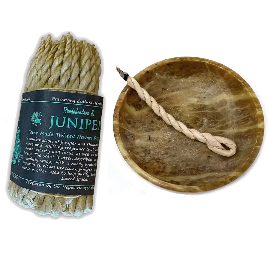 Kadzidło sznurkowe Jałowiec i Rododendron Kadzidło sznurkowe Jałowiec i Rododendron