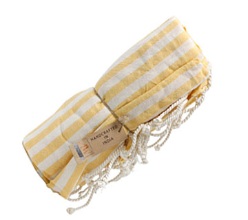 Plażowy Ręcznik Pareo – Sunny Yellow