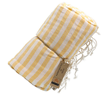 Plażowy Ręcznik - Sunny Yellow