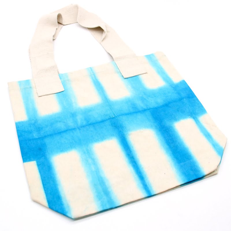 Bawełniana Torba Tie-Dye - Sky Blue