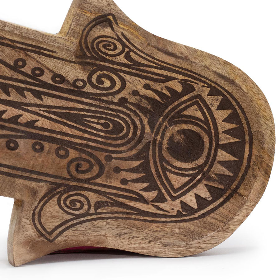 Taca w kształcie Hamsy - Hamsa Czarna 1 Taca w kształcie Hamsy - Hamsa Czarna