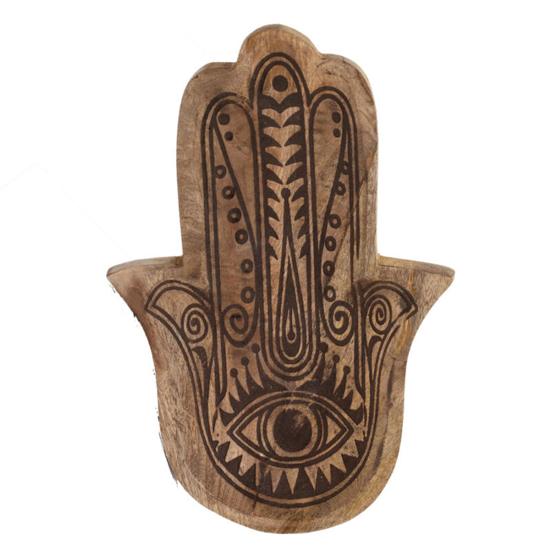 Taca w kształcie Hamsy - Hamsa Czarna
